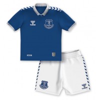 Everton Amadou Onana #8 Hjemmedraktsett Barn 2023-24 Kortermet (+ Korte bukser)